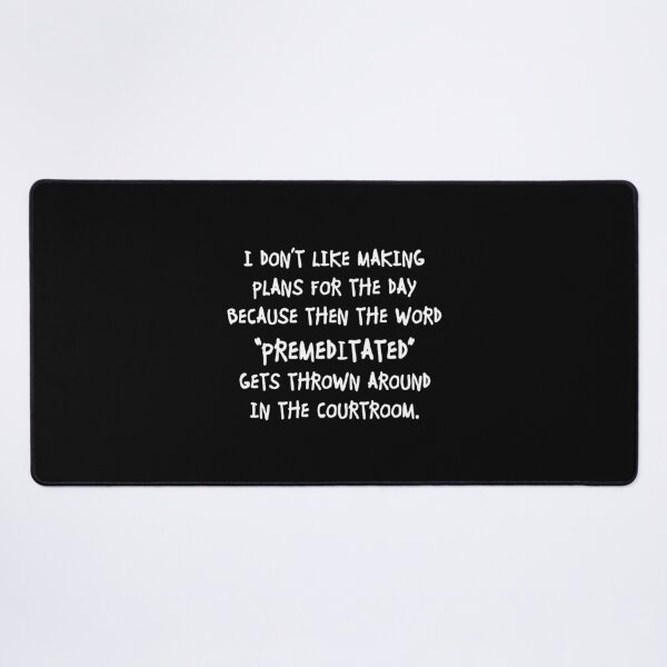 Item preview, I Don't Like Making Plans designed and sold by joanntrahan.