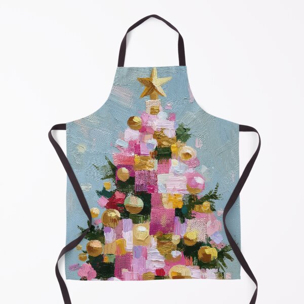 Item preview, Textured Impasto Abstract Christmas Tree Art designed and sold by colorful-white.