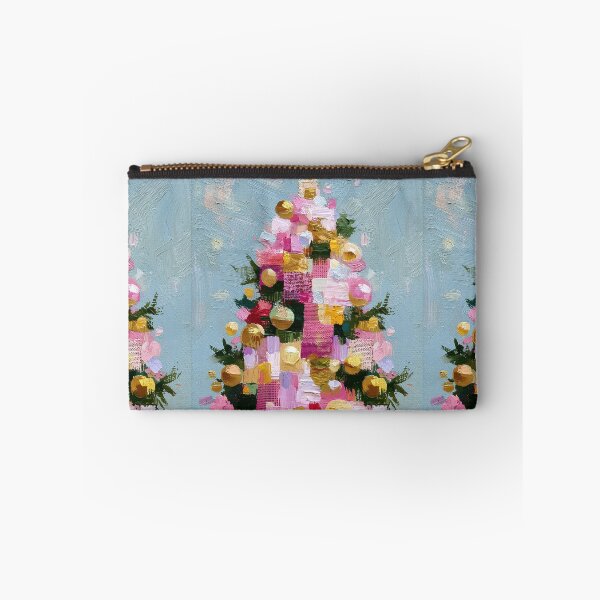 Item preview, Textured Impasto Abstract Christmas Tree Art designed and sold by colorful-white.