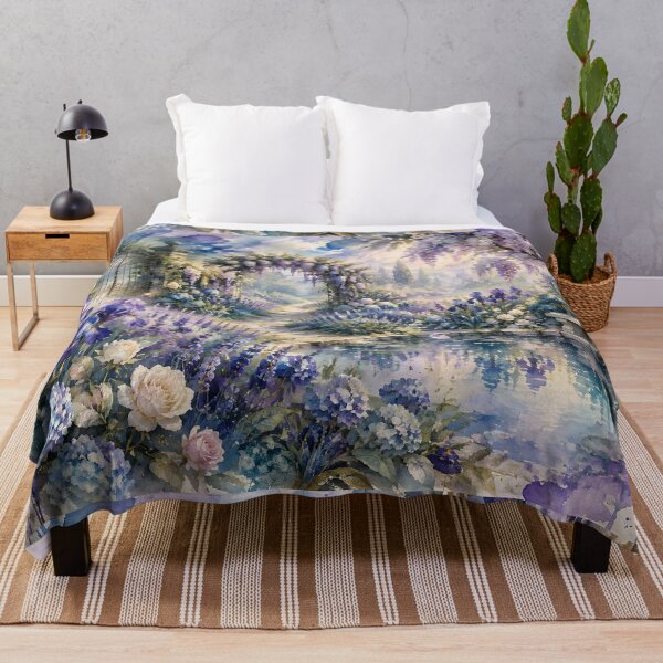 Item preview, Enchanted Garden Watercolor Dreamscape designed and sold by sigmaartstudio.