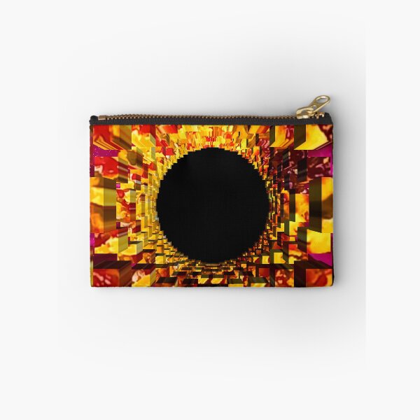 Item preview, Magenta and Gold Pixelated Flower designed and sold by SilentBloomLab.
