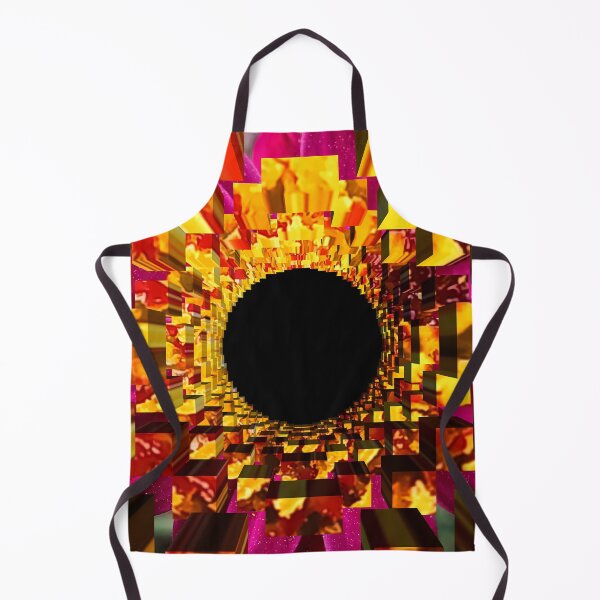 Item preview, Magenta and Gold Pixelated Flower designed and sold by SilentBloomLab.