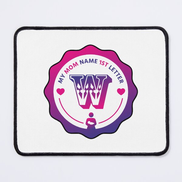 Item preview, Mom Name First Letter - Personalized Name Initial Letter Typography | Custom First Alphabet Name Art | Monogram Initial Design designed and sold by 440CREATIVES.