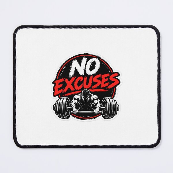 Item preview, NO EXCUSE || GYM MOTIVATION designed and sold by Grind era.