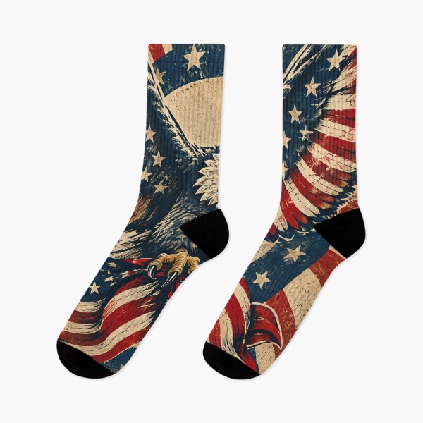 Item preview, Bald Eagle American Flag Patriotic Wings designed and sold by Avenuse style.