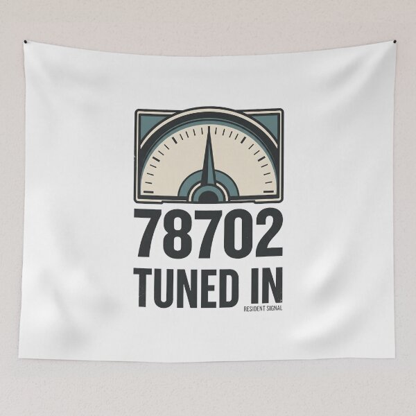 Item preview, Tuned In Vintage Analog Dial Radio Signal Graphic designed and sold by SplashTastic.