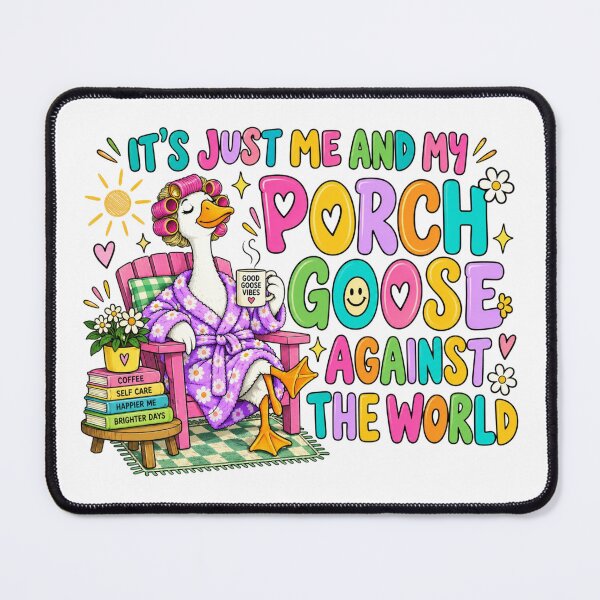 Item preview, Funny Porch Goose, Silly Goose Humor, Goose Lover, Quirky Garden Goose, Cottagecore Goose, Funny Farm Animal, Porch Goose Gift, Whimsical Goose designed and sold by Quiajia.