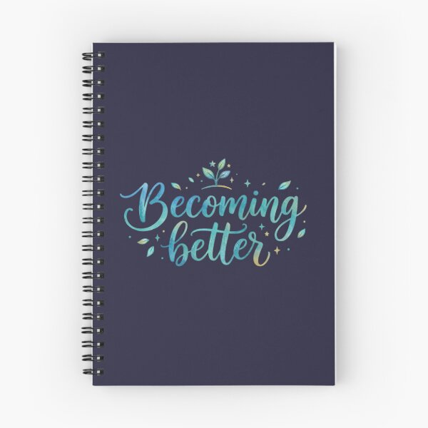 Item preview, Becoming Better Quote | Minimalist Self Growth Aesthetic Design designed and sold by WallMuseStudio .