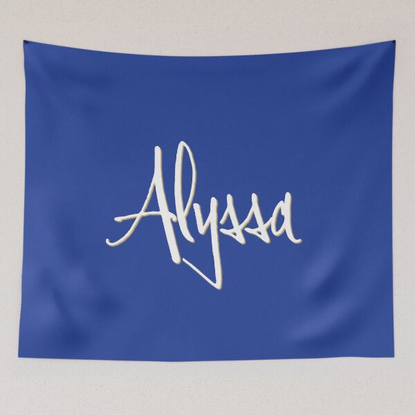 Item preview, ALYSSA personalized type design designed and sold by CharlottePlaceArt.