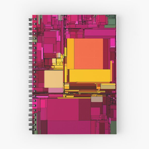 Item preview, Geometric Composition in Magenta and Gold designed and sold by SilentBloomLab.
