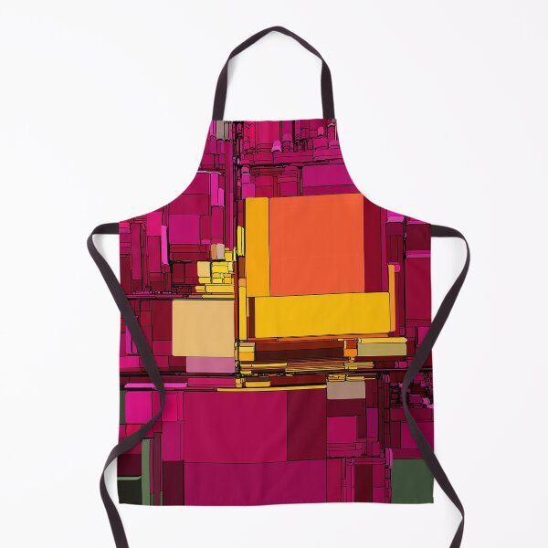 Aperçu de l'œuvre Composition Géométrique Magenta et Or créée et vendue par SilentBloomLab.