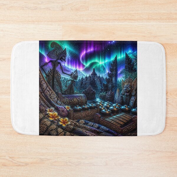 Item preview, Aurora Borealis Gamelan Temple of Java designed and sold by ChotipahArt.