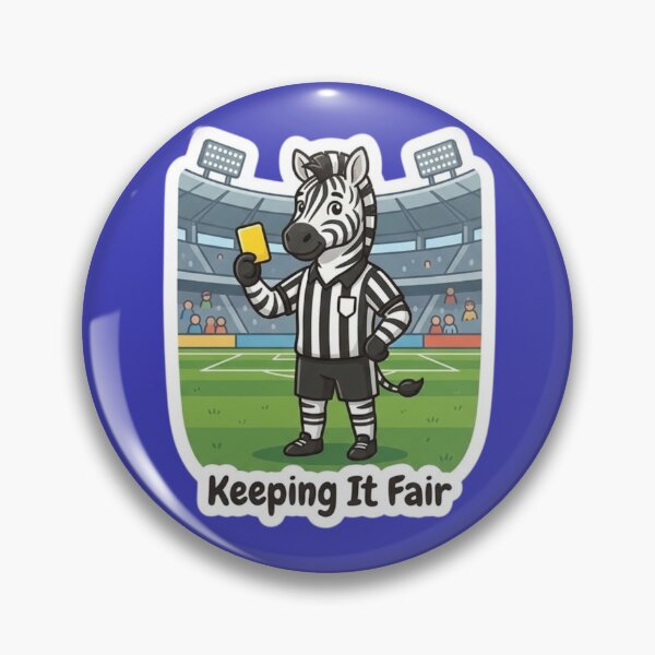 Item preview, Cute Zebra Referee – Keeping It Fair Soccer Referee Gift designed and sold by Isliath.