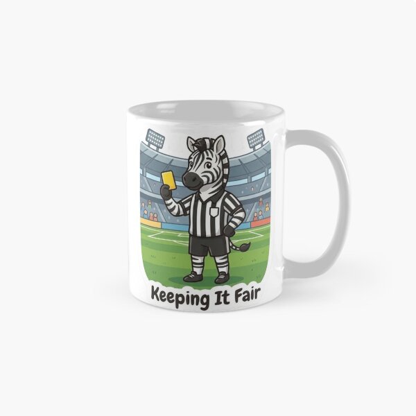 Item preview, Cute Zebra Referee – Keeping It Fair Soccer Referee Gift designed and sold by Isliath.