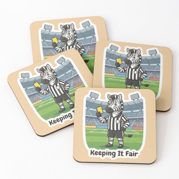 Item preview, Cute Zebra Referee – Keeping It Fair Soccer Referee Gift designed and sold by Isliath.