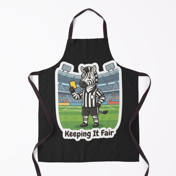 Item preview, Cute Zebra Referee – Keeping It Fair Soccer Referee Gift designed and sold by Isliath.