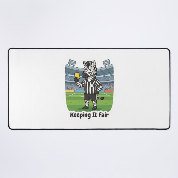 Item preview, Cute Zebra Referee – Keeping It Fair Soccer Referee Gift designed and sold by Isliath.