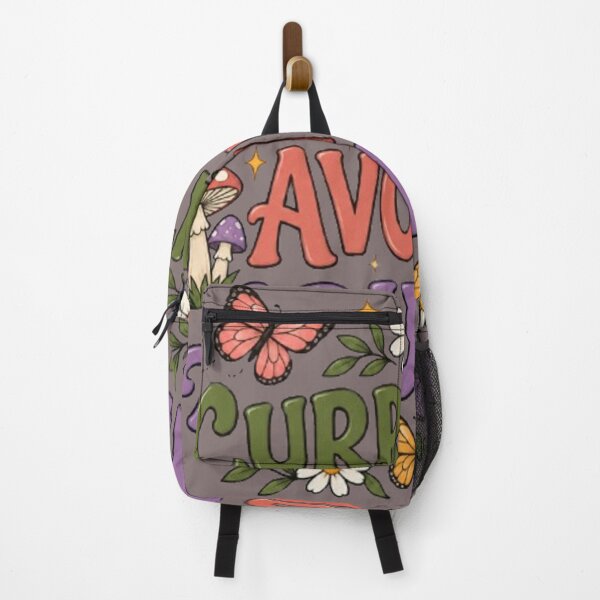 Item preview, Currently Avoiding Adulting Funny Floral Mushroom Butterfly Quote designed and sold by TibbuTees.