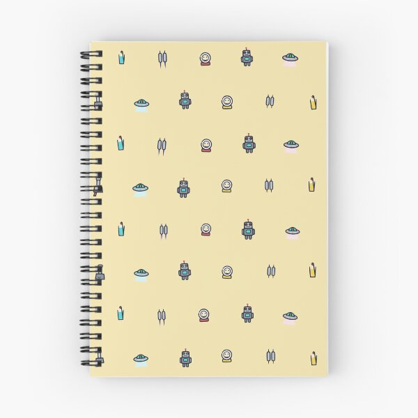 Item preview, 1950s Atomic Age Raygun Gothic Retro Sci Fi Space Micro Icon Grid Pattern designed and sold by KungPowUnicorn.