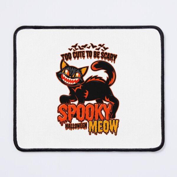 Item preview, Too Cute To Be Scary Spooky Meow Halloween Cat designed and sold by Slyguy88.