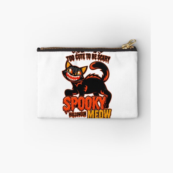 Item preview, Too Cute To Be Scary Spooky Meow Halloween Cat designed and sold by Slyguy88.