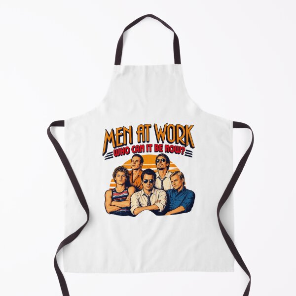 Item preview, Men At Work Inspired Vintage Style Graphic Design Featuring 'Who Can It Be Now' Theme designed and sold by Succpreme.
