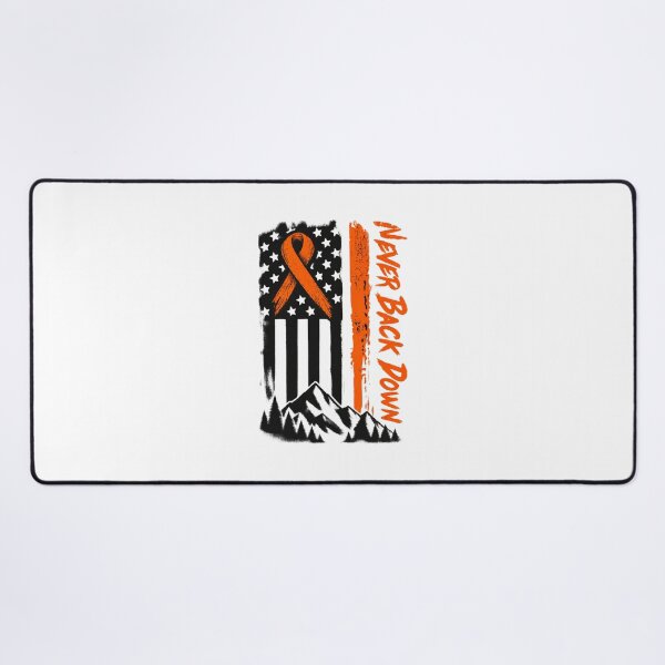 Item preview, ADHD Awareness Never Back Down Flag Design for Support and Motivation designed and sold by Succpreme.