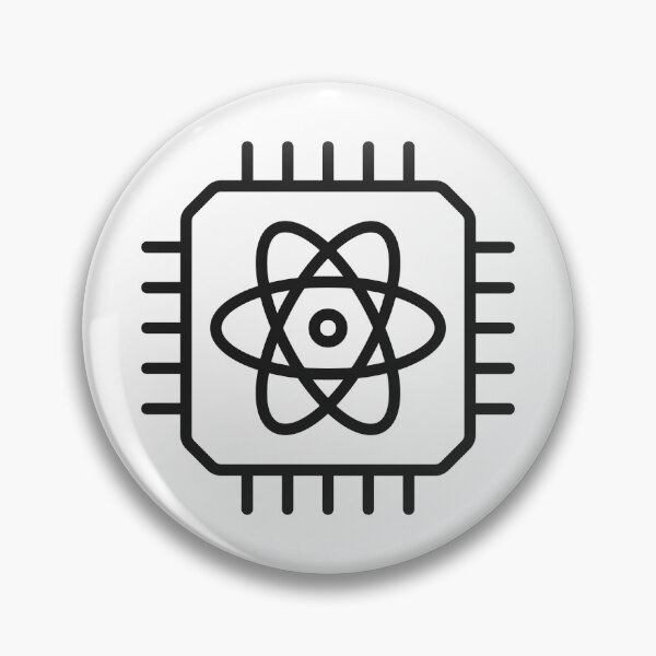 Item preview, AI Quantum Computing Microchip Line Icon designed and sold by VectorForge Studio.
