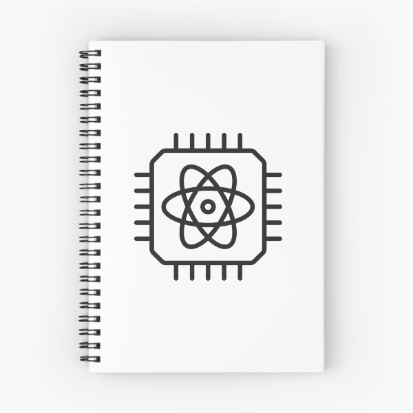 Item preview, AI Quantum Computing Microchip Line Icon designed and sold by VectorForge Studio.