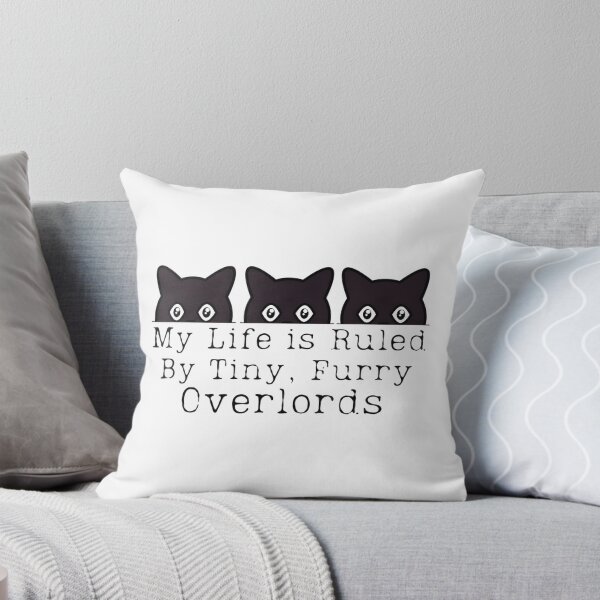 Item preview, Funny Cat Lover Design Featuring a Tiny Furry Overlord Saying My Life is Ruled by a Cat designed and sold by innovation project.