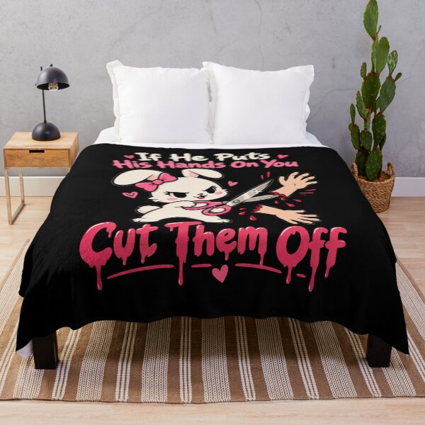 Item preview, If He Puts His Hands On You Cut Them Off designed and sold by TheEndDesign.
