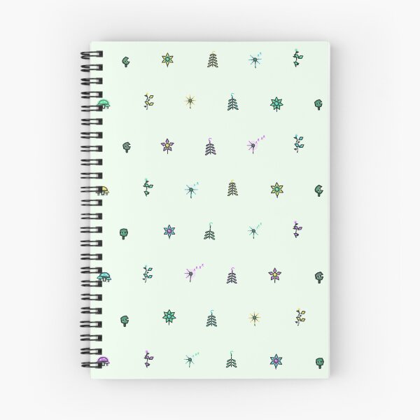 Item preview, Xenobotany Bioluminescent Alien Flora Sci-Fi Micro Icon Grid Pattern designed and sold by KungPowUnicorn.