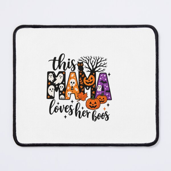 Item preview, This Mama Loves Her Boos Cute Halloween Spooky Ghost Design designed and sold by ucpstudio.