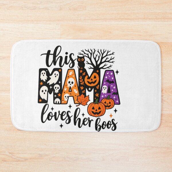Item preview, This Mama Loves Her Boos Cute Halloween Spooky Ghost Design designed and sold by ucpstudio.