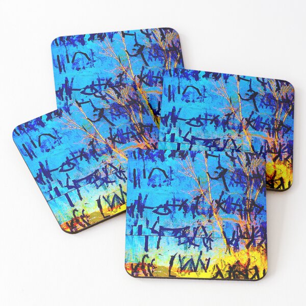 Item preview, Graffiti Art in Blue designed and sold by ViaARTfactory.
