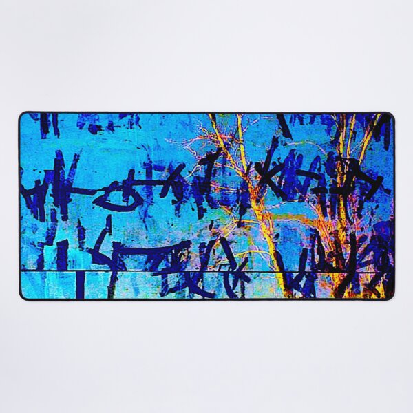 Item preview, Graffiti Art in Blue designed and sold by ViaARTfactory.