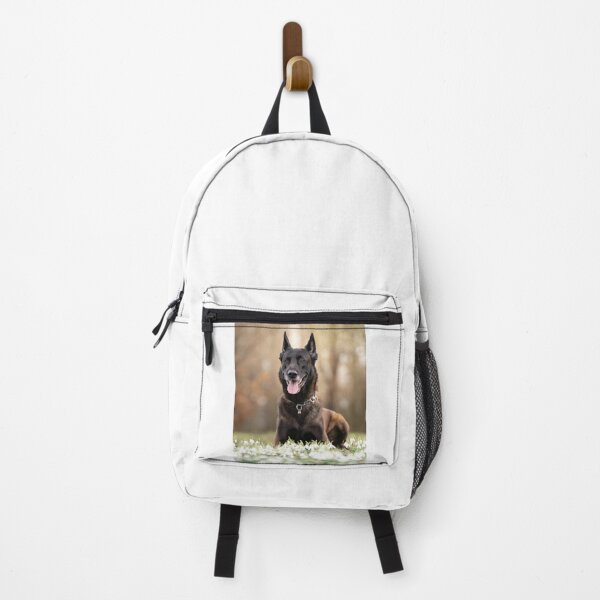 Item preview, Belgian Malinois Dog Lying on White Flowers designed and sold by VanGaldo.