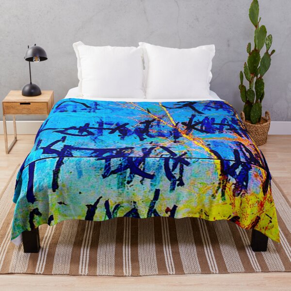 Item preview, Graffiti Art in Blue designed and sold by ViaARTfactory.