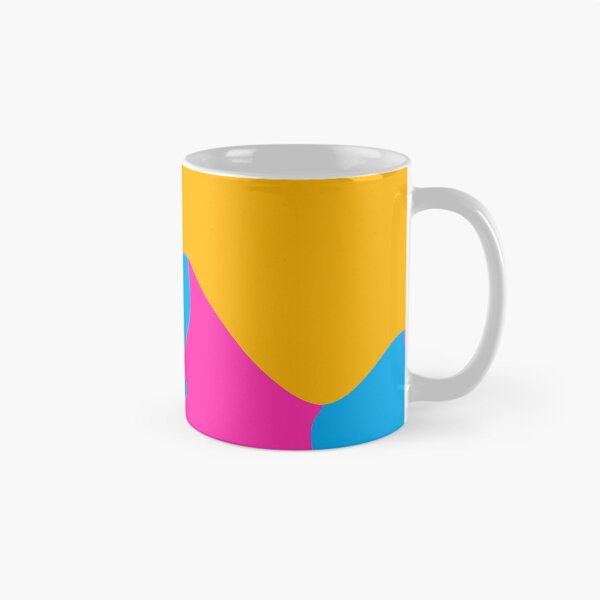 Item preview, Neon Pink and Blue Minimalist Mountain Landscape designed and sold by darkskinbender.