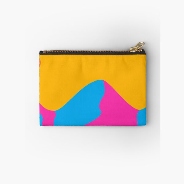 Item preview, Neon Pink and Blue Minimalist Mountain Landscape designed and sold by darkskinbender.