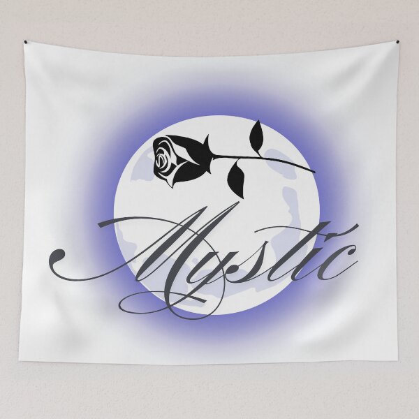 Item preview, Mystic Moon Gothic Silhouette Design designed and sold by GoldenSparkleShop.