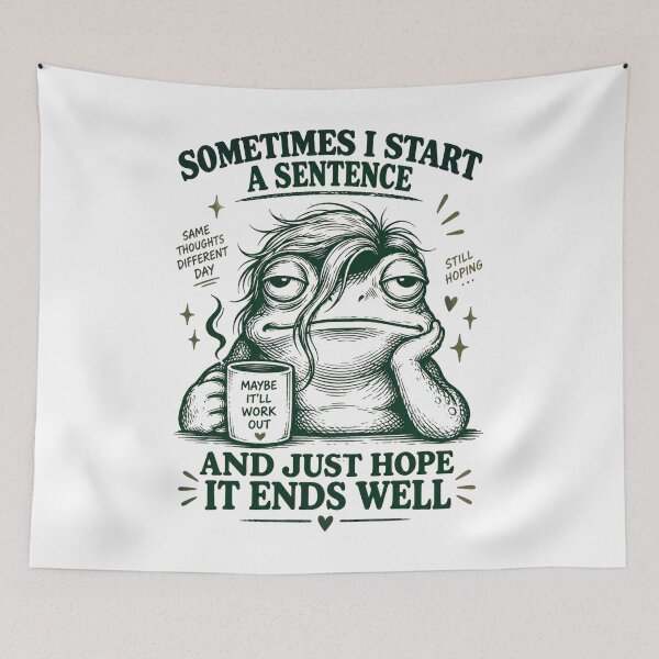 Item preview, ADHD Frog, Funny Frog Quote, ADHD Humor, Funny ADHD Gift, Frog Lover, Neurodivergent Humor, Sarcastic Frog, Funny Animal Gift designed and sold by Quiajia.