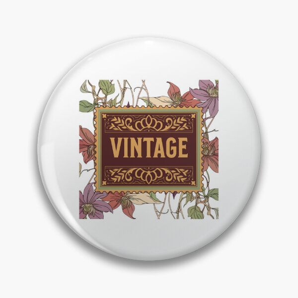 Item preview, Vintage Floral Ornamental Label Decorative Sign Graphic designed and sold by 2025TeeOdyssey.