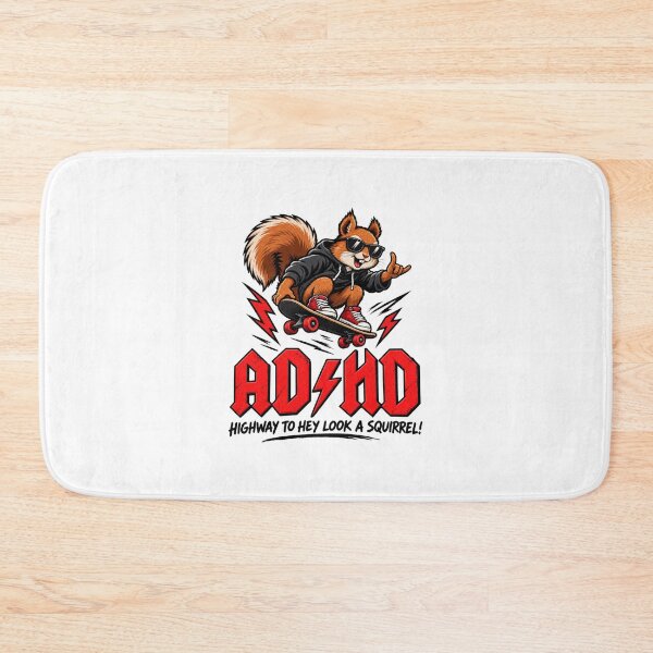 Item preview, ADHD Funny Hey Look A Squirrel Humor Design for Attention and Focus designed and sold by Milk McLactose.