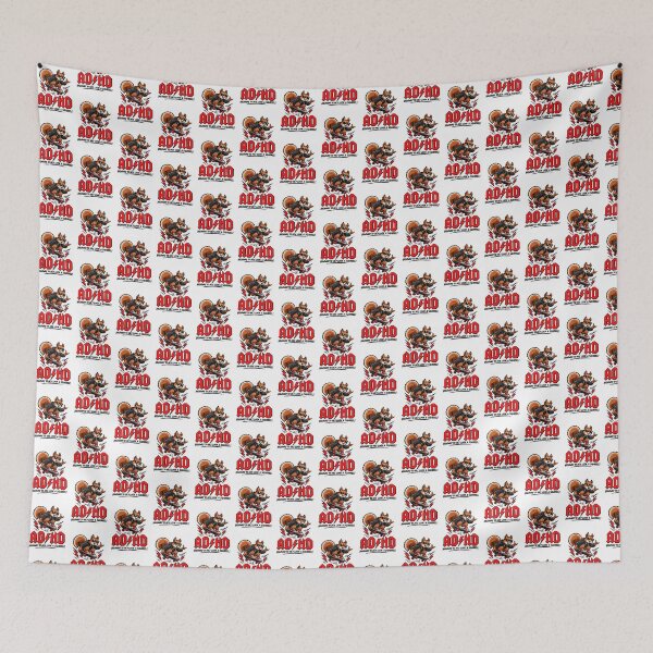 Item preview, ADHD Funny Hey Look A Squirrel Humor Design for Attention and Focus designed and sold by Milk McLactose.