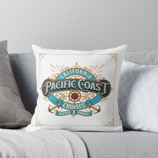 Item preview, Vintage Pacific Coast Cruise Emblem Nautical Graphic designed and sold by 2025TeeOdyssey.