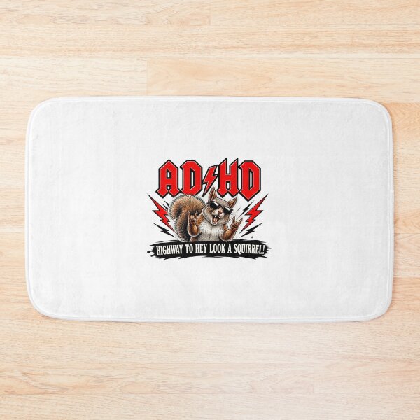 Item preview, ADHD Humor Design Featuring Highway and Squirrel Illustration designed and sold by Milk McLactose.