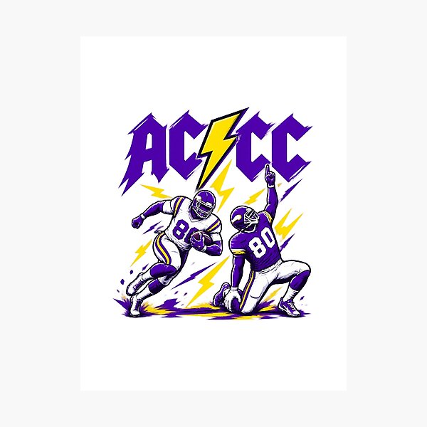 Item preview, Anthony Carter and Cris Carter Vikings Wide Receivers Tribute Design designed and sold by X7Shop.