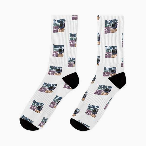 Item preview, Telemetry: Where the Spikes Never Sleep – Funny Telemetry Nurse Cardiac Monitoring Design designed and sold by CuteDesignables.