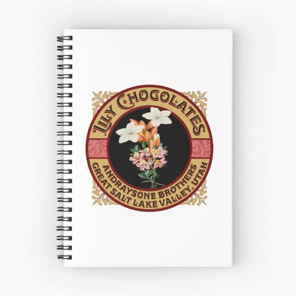 Item preview, Vintage Lily Chocolates Floral Label Retro Ad Graphic designed and sold by 2025TeeOdyssey.